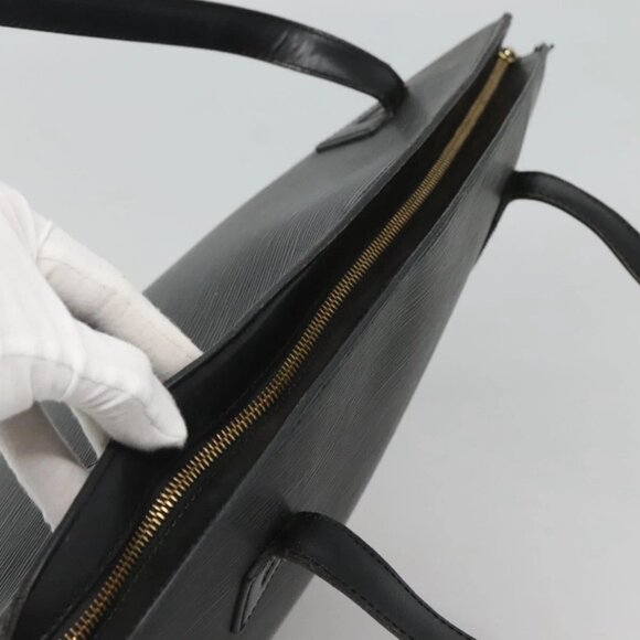 LOUIS VUITTON Epi Saint Jacques Shopping Shoulder Bag Black M52262 Auth BD1400 - Picture 7 of 16